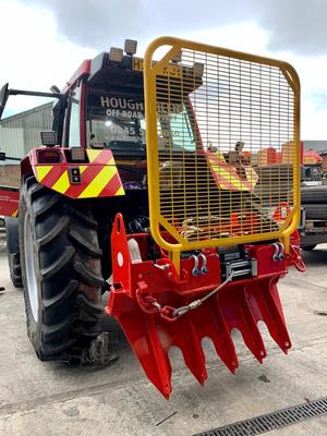 Winch attachment Skid steer Telehandler Tractor