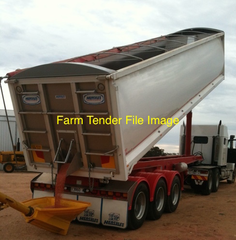 WANTED Aluminium Grain Tipper 34'x6' or similar