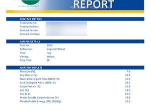 Irrigated Wheaten Hay 600-650kg 8x4x3 Bales + Freight