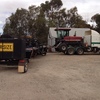  2001 MacDon 9350 Windrower with 2 x Front