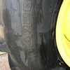 Steer Tyres on Rims off a John Deere Header