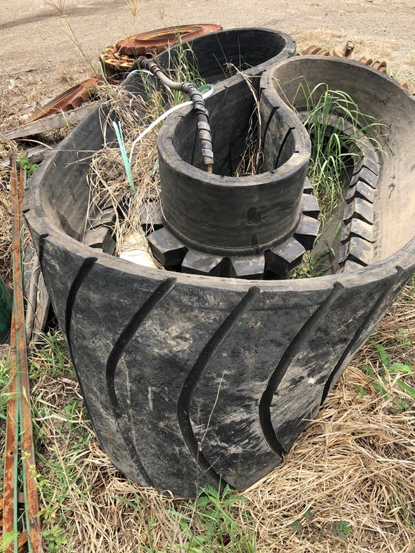 Caterpillar VFS 70 Track Frame + Rubber track