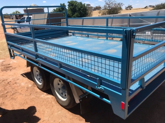 14 x 7 Flat Top Tandem Trailer with Sides - See Crate options