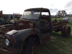 Old Ford with Under Belly Hoist
