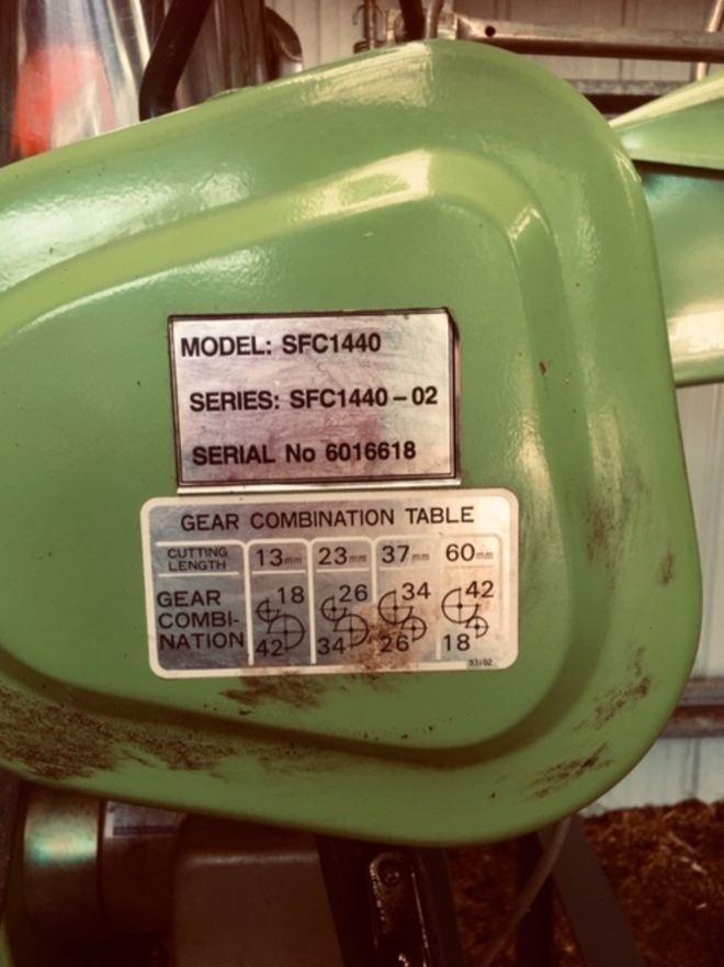 Jas Smith SFC 1440 Chaff Cutter