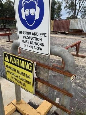 1 x Barrier with Signage  (Seymour)