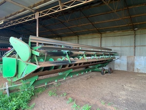 30ft John Deere 230 Open Bat Front with Trailer