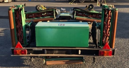 Ransomes 7 Reel Gang Mower trailered 