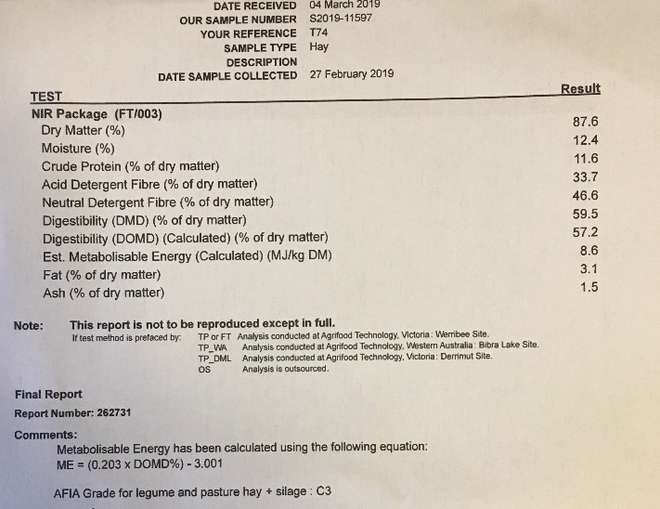 150mt Canola Hay 600-700kg 8x4x3 Bales