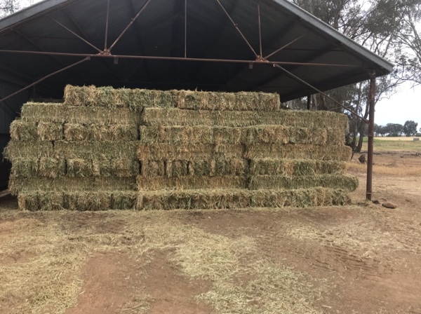 small hay bales