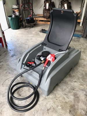 New 200L Portable Fuel Bowser 12v DC for Diesel Fuel Transfer Tank