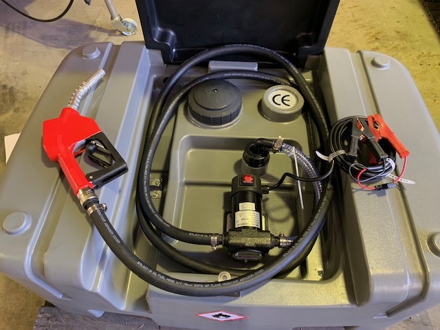 New 400L Portable Polyethelyne 12 v DC Diesel Fuel Storage and Transfer Tank