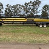 Case 2388 plus Honeybee 94C 39 foot front and trailer.
