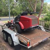 Toro Groundsmaster Ride On Mower and trailer