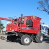 2004 Massey Ferguson 9790, 36' draper front, 30' flex front both on trailers
