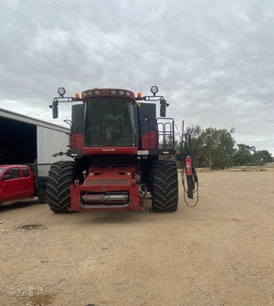2004 Case IH AFX 8010 Header with 39ft Draper Front
