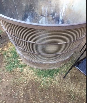 Wedge Wire SS coal washing basket