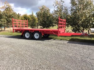 Flat Top Tandem Trailer