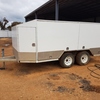 Tool Trailer Enclosed with Fuel Tank