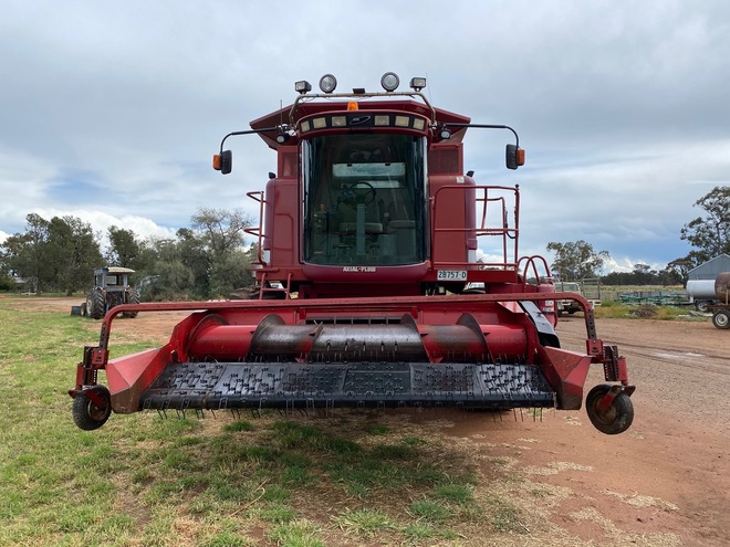 Case 2388 plus Honeybee 94C 39 foot front and trailer.