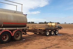 Custom built batching trailer and nurse tank