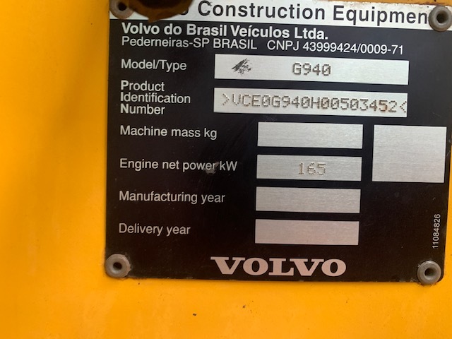 VOLVO G940 GRADER