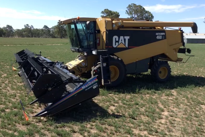2003 Claas Lexion 460R Header Harvester with 36ft MacDon 972 Draper Front & Trailer  ##PRICE REDUCTION##
