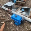 Auger and Motor for Feedout Cart Bin 