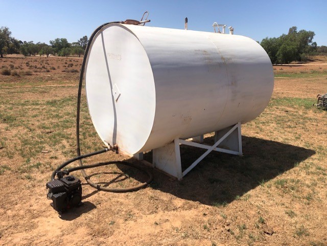 4000 Litre Fuel Tank and 4 stroke Petrol powered Aussie Fuel Pump