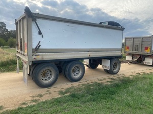 1998 Tefco 20 Tonne 3 axle Tipping Dog Trailer