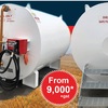 Farm Tanks - Single Walled Fuel Tanks 4500 & 8500 L available 