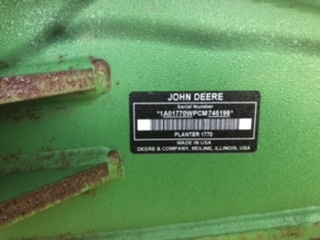 John Deere 1770NT Precision Planter