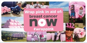 Oaten Silage In Pink $3.50 to Be donated / Bale to Breast Cancer