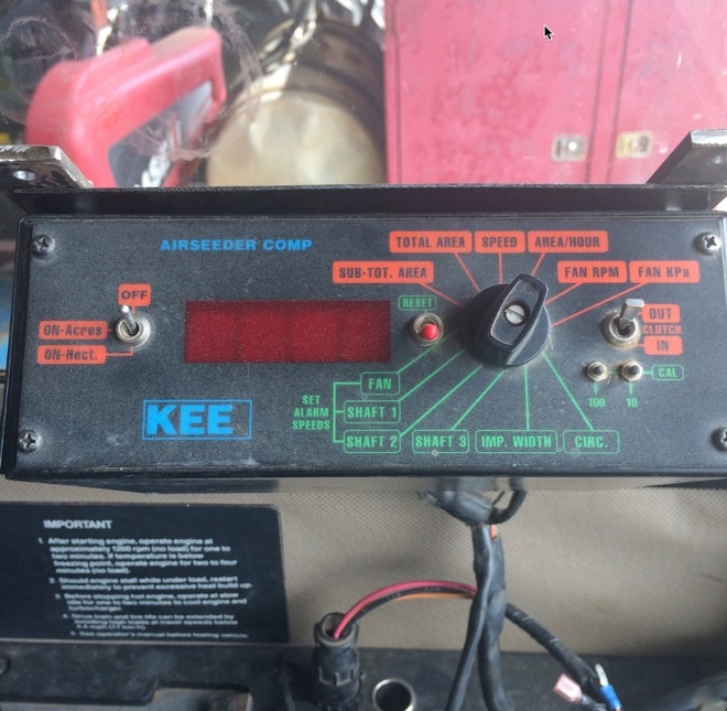 KEE Monitor for a Howard Bagshaw streamline seeder box