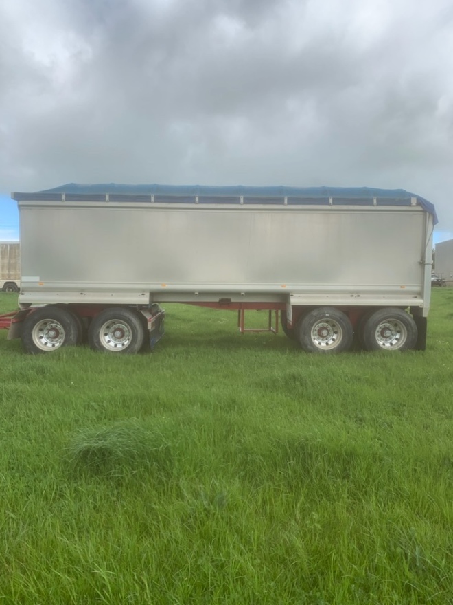 2006 Borcat Quad Axle Tipper Trailer