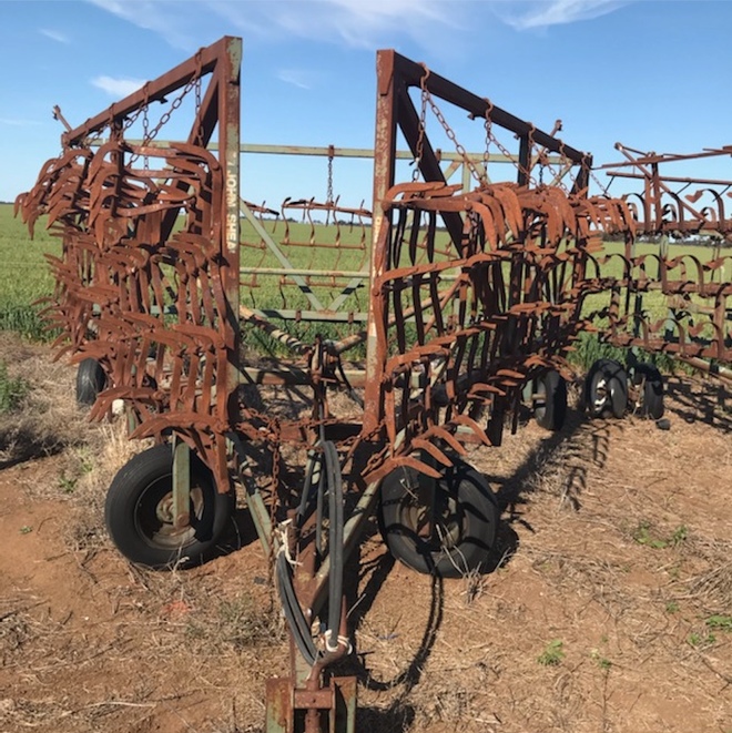 John Shearer 30ft Folding Harrows