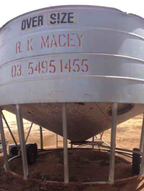R K Macey Field Bin For Sale