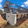 Gleaner R62 Combine with 30ft Tin Front + trailer