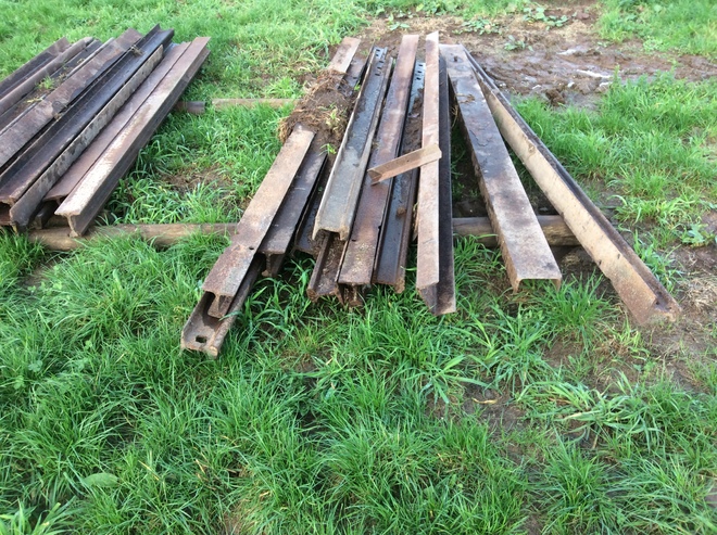 Railway Iron 10 Pieces x 2.4m plus 3 pieces Heavy Channel