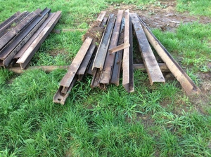Railway Iron 10 Pieces x 2.4m plus 3 pieces Heavy Channel