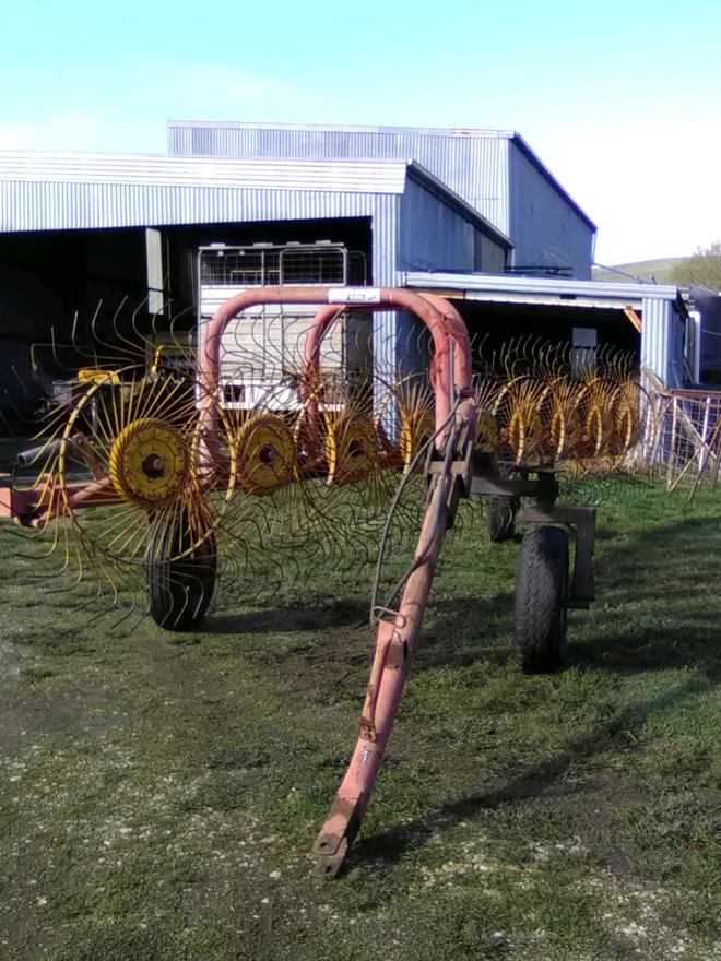 Sitrex 9 Wheel Inline Rake