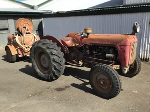 Massey Ferguson 35X Tractor & Fire Trailer
