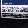 Meccalte pto Generator 42kva 2 phase. 