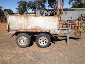 Fuel Trailer 1700 ltr on Bogie Axel trailer 