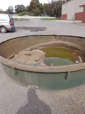 2X 4500lt Water Stock Trough 