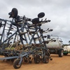 Flexicoil 820 Airseeder + Flexicoil 1110 Air Cart + Liquid Cart
