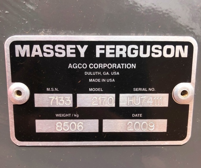Massey Ferguson 2170 Baler