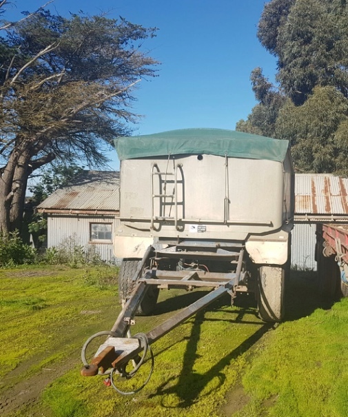1990 Hamilex Tipping Dog Trailer