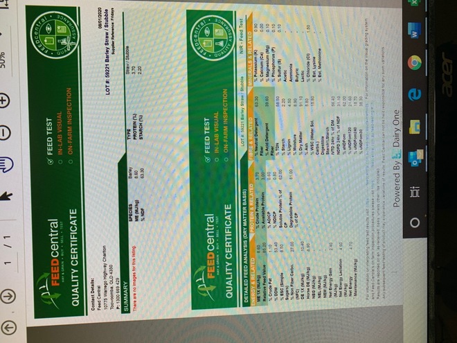 Barley Straw Hay - Approx 40MT