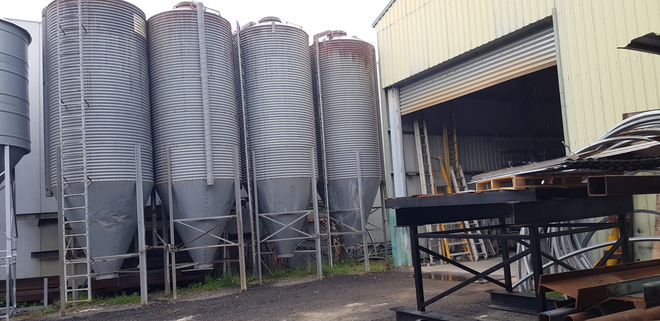 Corrugated Silos